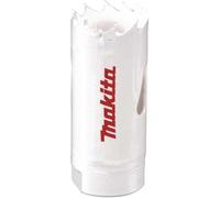 MAKITA D-17027 - Couronne bimétallique 22 mm pour acier, métal, bois ou plastique - Blanc