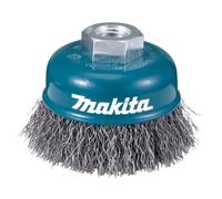 Brosse boisseau en fil d'acier MAKITA, fil ondulé 0,3 mm, 100 mm D-29284