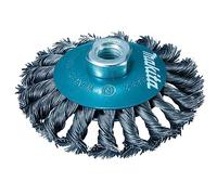 Brosse boisseau en fil d'acier MAKITA, fil tressé 0,5 mm, 100 mm D-39861