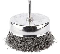 MAKITA D-39942 - Cepillo de copa de alambre de 80 mm con vastago 6 mm