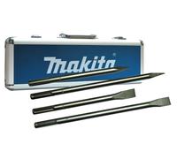Makita D-42466 Jeu de burins SDS-Max 4 pces dans un coffret aluminium