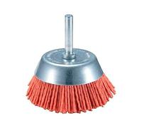 MAKITA D-45521 - Cepillo de nylon de 75mm copa ondulada vastago 6mm grano 80 eSPesor 1.4 mm