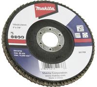 Makita D-63498 Disque à surfacer à lamelles Diamètre 125 mm Ø de perçage 22.23 mm métal, Métaux non ferreux, plastique