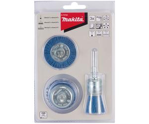 MAKITA D-70758 Set de brosses en nylon pour ponçage fin, 3 pcs