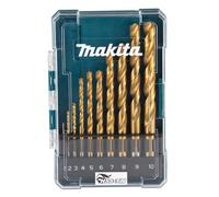 MAKITA jeu de forets HSS-TiN économique pour le métal 10 pièces D-72849