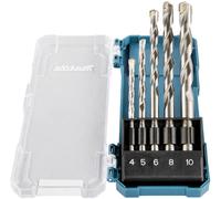 Makita D-72877 D-72877 Jeu de forets spiralés pour pierre 4 mm, 5 mm, 6 mm, 8 mm, 10 mm tige cylindrique 1 pc(s)