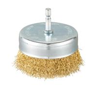 Makita Brosse métallique D-73645 80 mm laiton 1/4" hexagonal