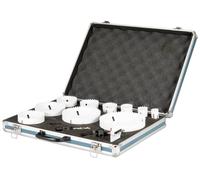 Makita D-75764 Jeu de scies-cloches 13 pièces 22 mm, 29 mm, 35 mm, 44 mm, 57 mm, 64 mm, 76 mm, 92 m
