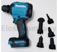 Makita DAS180Z Souffleur de poussière sans balai 18 V avec jeu de buses outil nu