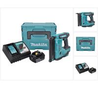 Makita DBN 500 RG1J Cloueur sans fil 18 V - 15-50 mm + 1x Batterie 6,0 Ah + Chargeur + Makpac