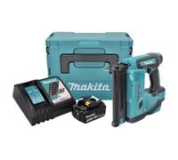 Makita DBN 500 RT1J Cloueuse sans fil15-50 mm 90° 18 V + 1x Batterie 5,0 Ah + Ch