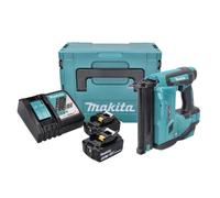 Makita DBN 500 RTJ Cloueur sans fil 15-50 mm 90° 18 V + 2 x Batteries 5,0 Ah + C