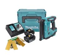 Makita DBN 500 RTJ Cloueuse sans fil 15-50 mm 90° 18 V + 2x Batteries 5,0 Ah + Chargeur + 20000x Clous de tête 50 mm + Coffret MakPac