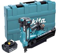 Makita DBN 901 G1K Cloueuse sans fil 18 V 50 - 90 mm Brushless + 1 batterie 6,0 Ah + coffret - sans chargeur