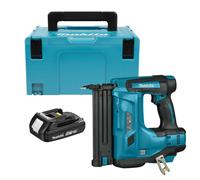 Makita DBN500Y1J Cloueuse Mini Sans Fil - 18V Li-ion - 1 Batterie 1,5 Ah - MAKPAC - 18 Gaugeuge - 15 À 50 Mm - Machine Seule