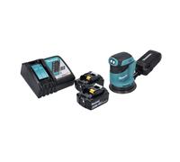 Makita DBO 180 RG Ponceuse excentrique sans fil 18 V - 125 mm + 2x Batteries 6,0 Ah + Chargeur