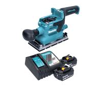 Makita DBO 380 RF Ponceuse vibrante sans fil 18 V 93 x 185 mm Brushless + 2x batterie 3,0 Ah + chargeur