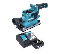 Makita DBO 380 RG1 Ponceuse vibrante sans fil 18 V 93 x 185 mm Brushless + 1x batterie 6,0 Ah + chargeur