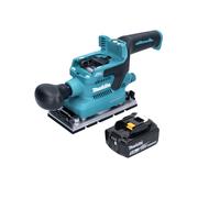 Makita DBO 380 T1 Ponceuse vibrante sans fil 18 V 93 x 185 mm Brushless + 1x batterie 5,0 Ah - sans chargeur
