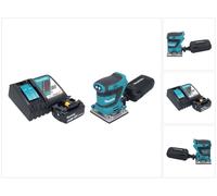 Makita DBO 484 RG1 Ponceuse vibrante sans fil 18 V 112 x 102 mm + 1x batterie 6,0 Ah + chargeur