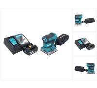 Makita DBO 484 RT1 Ponceuse vibrante sans fil 18 V 112 x 102 mm + 1x batterie 5,0 Ah + chargeur