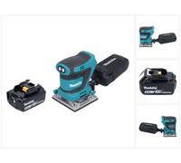 Makita DBO 484 T1 Ponceuse vibrante sans fil 18 V 112 x 102 mm + 1x batterie 5,0 Ah - sans chargeur