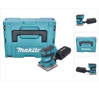 Makita DBO 484 ZJ Ponceuse vibrante sans fil 18 V 112 x 102 mm + Makpac - sans batterie, sans chargeur