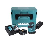 Makita DBO180RT1J Ponceuse excentrique sans fil 125mm 18V + 1x Batterie 5,0Ah + Chargeur + Coffret Makpac