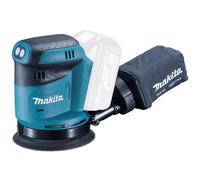 Makita DBO180Y1J Ponceuse Excentrique Sans Fil 18V Li-Ion (machine Seule) + (1x Batterie 1.5Ah) Dans MAKPAC - 125 Mm
