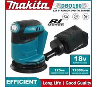 Makita DBO180Z 18V sans brosse sans fil disque Rechargeable ponceuse orbitale aléatoire travail du bois ponçage mastic polissage outil nu NoBattery