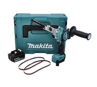 Makita DBS 180 G1J Lime à bande sans fil 18 V 9 x 533 mm Brushless + 1x batterie 6,0 Ah + Makpac - sans chargeur