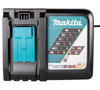Makita DC18RC caricabatterie 14,4V e 18V LXT ioni di litio 195584-2 | Chargeur Rapid Optimum - Lithium-Ion 18 V - Refroidissement du ventilateur intégré - Charge également 14,4 V