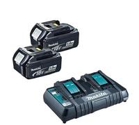 Makita DC18RD + 2 x BL1860B 6Ah chargeur et batteries compatibles 18v ou 36v Li-ion LXT