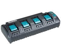 Makita DC18SF Chargeur pour 4 batteries 14,4V - 18V Li-Ion