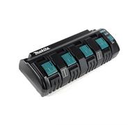 Makita DC18SF Chargeur pour 4 batteries 14,4V - 18V Li-Ion
