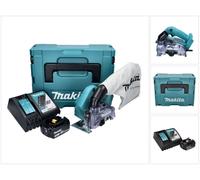 Makita DCC 500 RF1J Scie circulaire sans fil 125 mm Brushless 18 V + 1x Batterie 3,0 Ah + Chargeur + Coffret Makpac