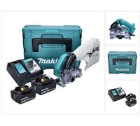 Makita DCC 500 RT Scie circulaire diamant sans fil 18 V - 125 mm - Brushless + 2x Batteries 5,0 Ah + Chargeur + Makpac