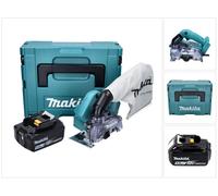 Makita DCC 500 T1J Scie circulaire diamant sans fil 18 V, 125 mm, Brushless + 1x Batterie 5,0 Ah + Makpac - sans chargeur