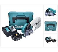 Makita DCC500RM1J Scie circulaire sans fil 125mm Brushless 18V + 1x Batterie 4,0Ah + Chargeur + Coffret Makpac