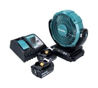 Makita DCF 102 RF Ventilateur à batterie 18 V 18 cm + 2x batterie 3,0 Ah + chargeur