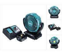 Makita DCF 102 RF1 Ventilateur sans fil 18 V - 18 cm + 1x Batterie 3,0 Ah + Chargeur
