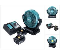 Makita DCF 102 RG Ventilateur à batterie 18 V 18 cm + 2x batterie 6,0 Ah + chargeur