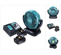 Makita DCF 102 RT Ventilateur à batterie 18 V 18 cm + 2x batterie 5,0 Ah + chargeur