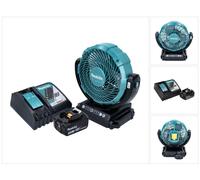 Makita DCF 102 RT1 Ventilateur sans fil 18 V - 18 cm + 1x Batterie 5,0 Ah + Chargeur