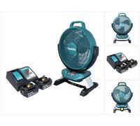 Makita DCF 301 RF Ventilateur sans fil 18 V 33 cm + 2x batterie 3,0 Ah + chargeur