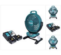 Makita DCF 301 RT Ventilateur à batterie 18 V 33 cm + 2x batterie 5,0 Ah + chargeur