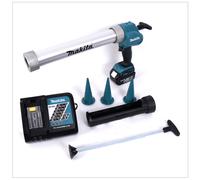 Makita DCG 180 RF1X Pistolet à cartouche sans fil 18 V 300 / 600 ml + 1x Batterie 3.0 Ah + Chargeur