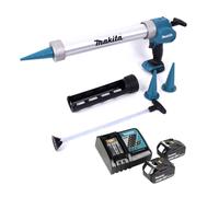 Makita DCG 180 RMX pistolet à cartouche sans fil 18 V + 2x batterie 4,0 Ah + chargeur