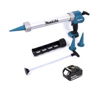 Makita DCG 180 T1X Pistolet à mastic sans fil 18 V + 1x Batterie 5,0 Ah - sans chargeur