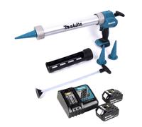 Makita DCG180RGX Pistolet à mastic 18V + 2x Batteries 6,0Ah + Chargeur